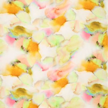 Silky Popeline Stretch Viskose Ocker