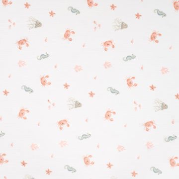 Qjutie Tricot Rippstoff Meereswelt