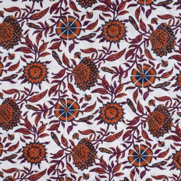 Baumwoll-Komibi-Patchworkstoff Brique