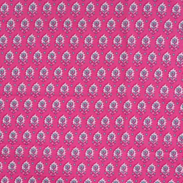 Baumwollstoff Combi Folk Garden Hearts Fuchsia