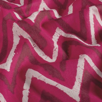 Batist-Baumwolle bedruckt – Abstrakt Fuchsia