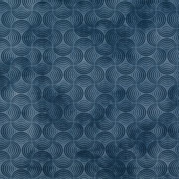 Baumwoll-Popeline Marmor Geometrisch Meerblau