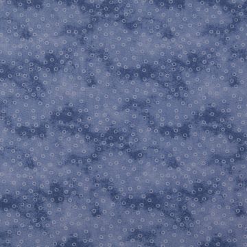 Baumwoll-Popeline Marble Dots Stahlblau