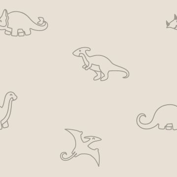 Stretch-Frottee Dinos Beige