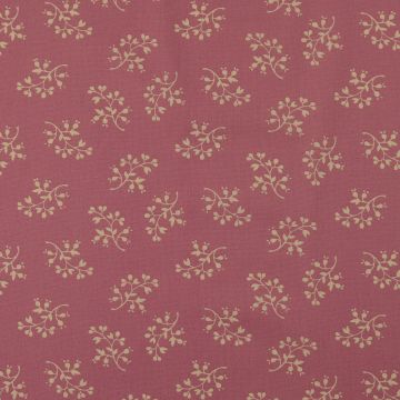Baumwoll-Popeline mit Blumenprint Altrosa