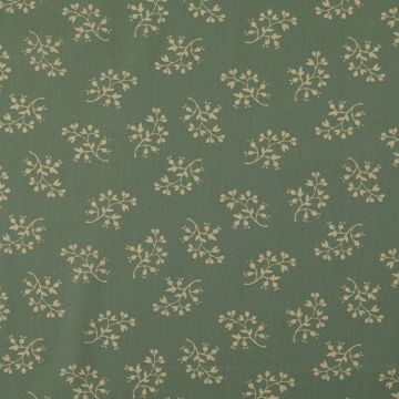 Baumwoll-Popeline mit Blumenprint Mint