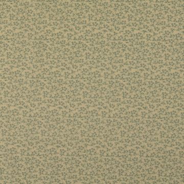 Baumwoll-Popeline mit Blumenmuster in Mintgrün