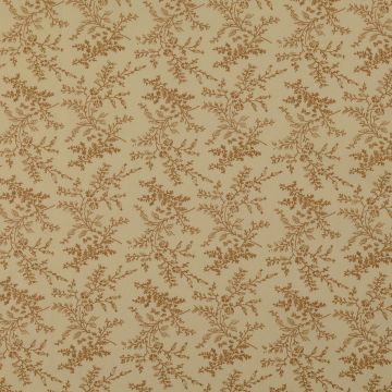 Baumwoll-Popeline Stoff mit Ästen Print Camel