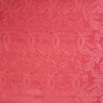 Jacquard-Futterstoff Paisley warmrot