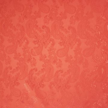 Jacquard-Futterstoff Paisley Rot