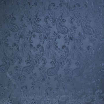 Jacquard-Futter Paisley Blau