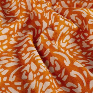 French Terry mit abstraktem Blumenprint