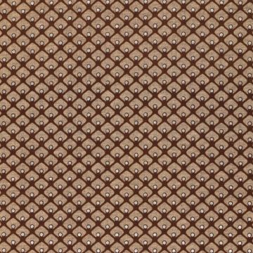 Doppeljersey Sparkle Tropfen Braun