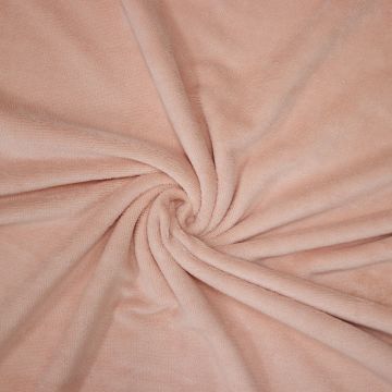 Bambus Wellness Frottee-Fleece Rosa