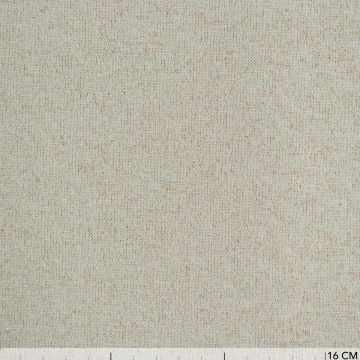 Bündchenstoff Lurex Hellbeige