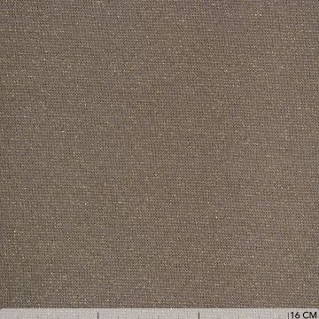Bündchenstoff Lurex Taupe