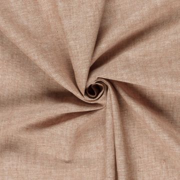 Leinen-Baumwoll-Oxford Mocca