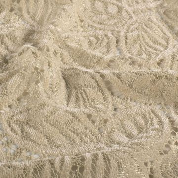 Chenille-Spitze Beige