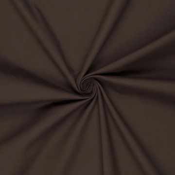 Baumwoll-Stretch-Twill Dunkelbraun