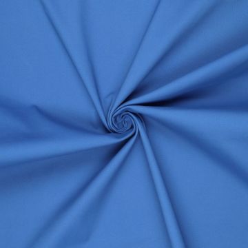 Stretch-Twill aus Baumwolle Kobaltblau