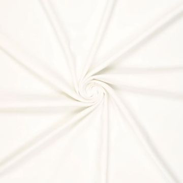Gewebter Stretch-Bambusstoff Optisch Weiß