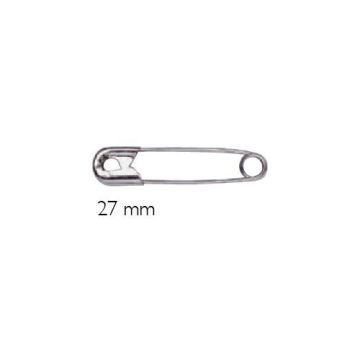 PRYM Sicherheitsnadeln Stahl 27 mm silberfarben 085272