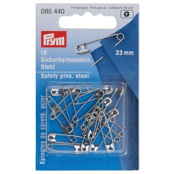 PRYM Sicherheitsnadeln aus Stahl 23 mm silberfarben 085440