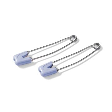 PRYM Sicherheits-Babynadel aus Edelstahl Hellblau 086101