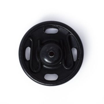 Druckknöpfe MS schwarz 15 mm