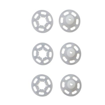 Druckknöpfe KST rund transparent 21 mm