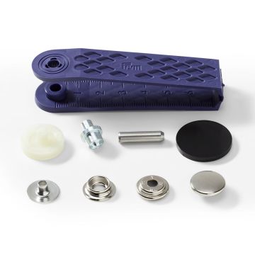 NF-Druckknopf Sport & Camping MS 15 mm Silberfarben
