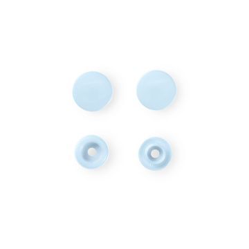 NF Druckknöpfe Color Snaps rund 12,4mm Hellblau