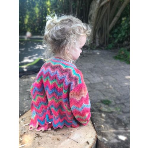 DIY - Vrolijk gebreid kindervestje