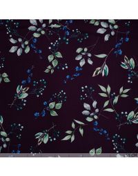 Ring a Roses Foliage Aubergine