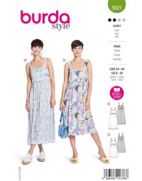 Burda Style Schnittmuster 5821 Damenkleid
