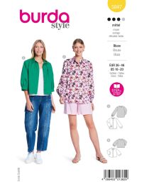 Burda Style Schnittmuster 5847 Damenbluse