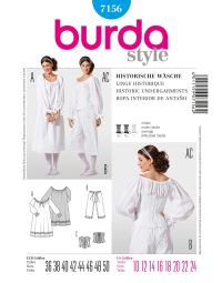 Burda-Schnittmuster # 7156