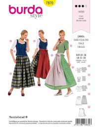 Burda-Schnittmuster # 7870