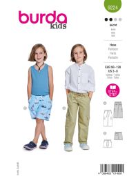Burda Style Schnittmuster 9224 Kinderhose