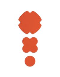 PRYM Rub-on Patch STRETCH Orange 3er-Set 921007
