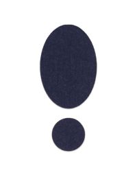 PRYM Rub-on Patch MERINO Marine 2er-Set 921020