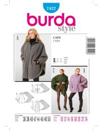 Burda-Schnittmuster # 7422