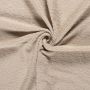 Doppelschlingen-Frottierstoff hellbeige