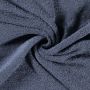 Frottierstoff doppelt gelockt blau-grau