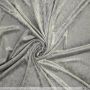 Velours de Panne Silber Grau