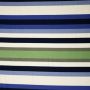Gestrickter Rippjersey Streifen Blau