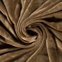 Plain Tricot Velours Camel