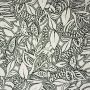 Viscose-Leinen mit Blumenmuster in Ecru