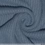 Strickstoff Big Knit blaugrau