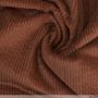 Cord Stretch Washed in Ziegelrot und Wasserblau